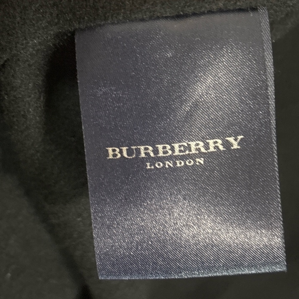 Burberry London Wool Lined Overcoat Convertible Trench Coat L - Picture 6 of 10
